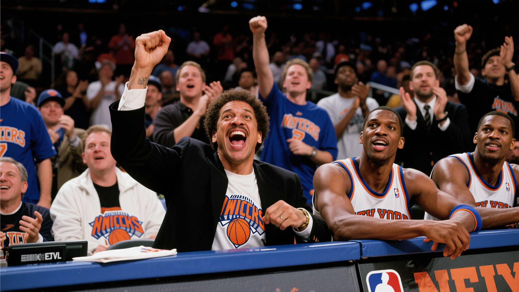 斯派克·李为尼克斯挺进东决欢欣鼓舞