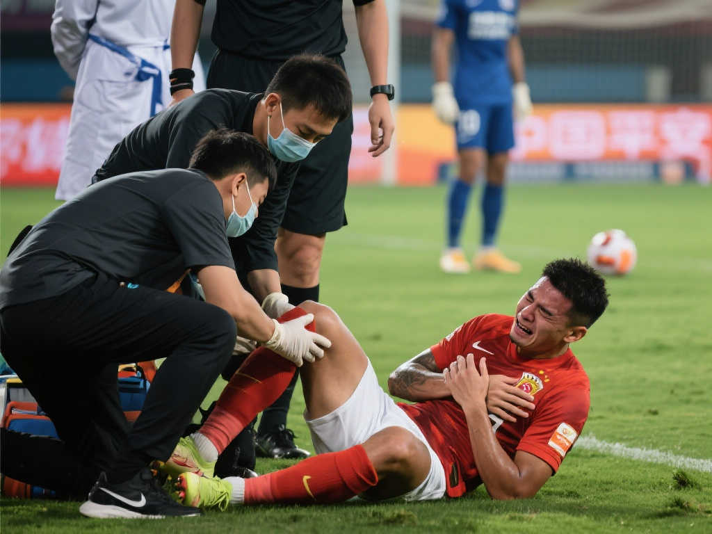 【赛场突发】蒋光太拉伤退场 队友暖心握手送鼓励 【赛场突发】蒋光太拉伤退场 队友暖心握手送鼓励